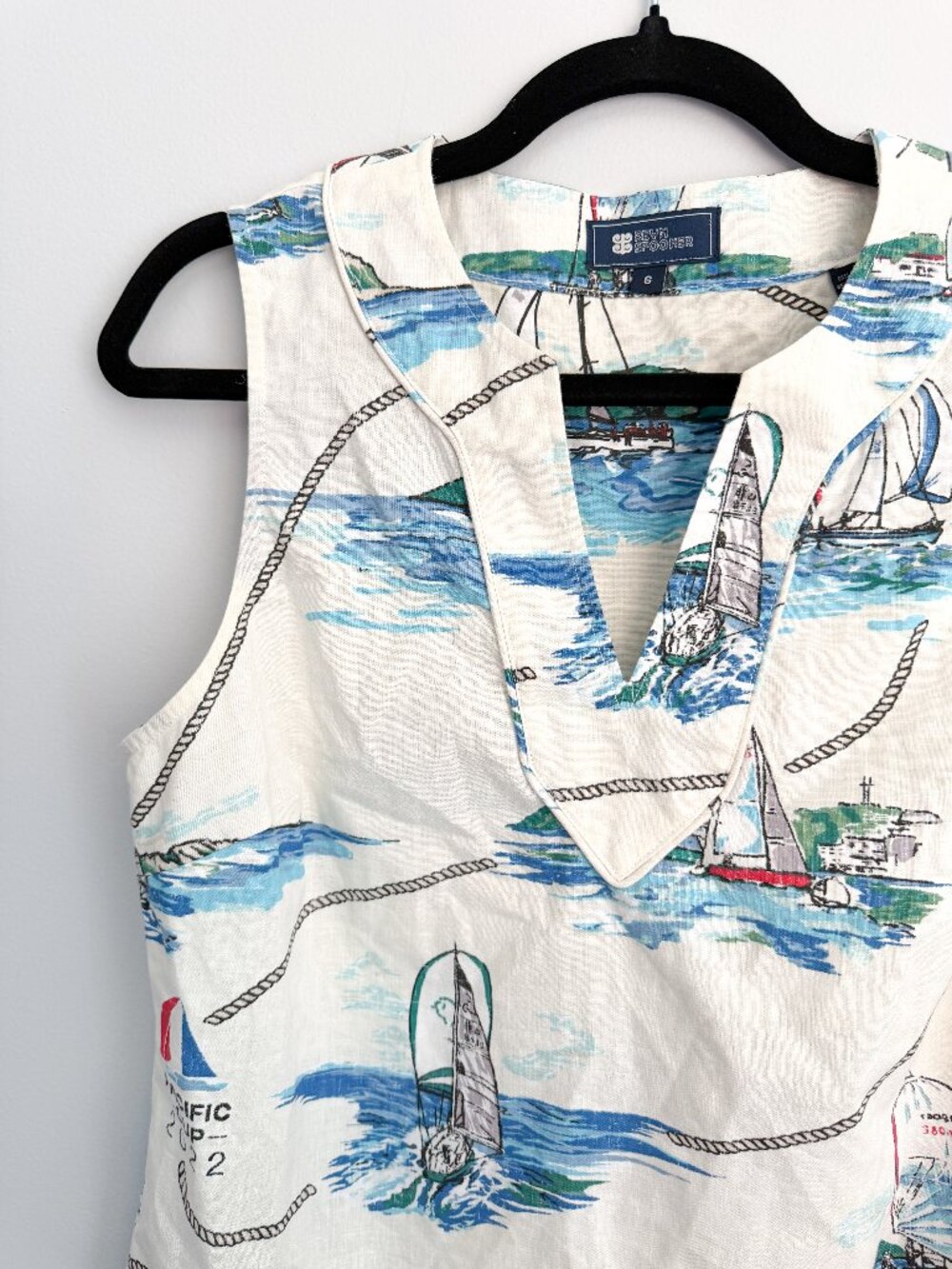 Reyn Spooner x Pacific Cup 2022 Nautical Tropical Tank Top Women's
